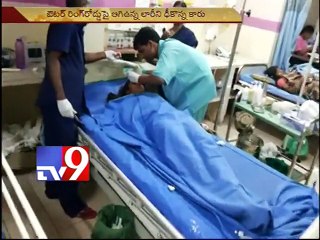 1 die as car hits parked lorry in Hyderabad