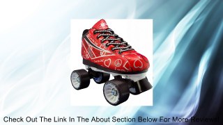 Pacer Heart Throb Womens Red Quad Roller Derby Skates Review