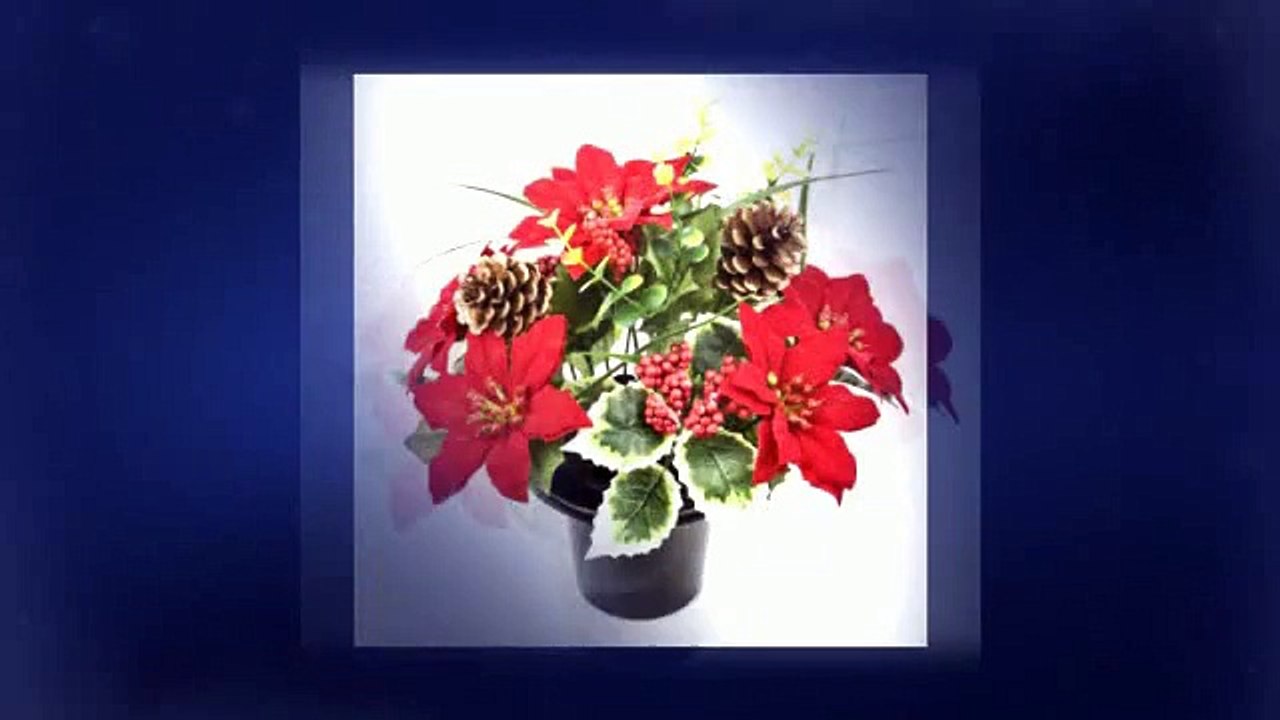 Silk Christmas Flowers
