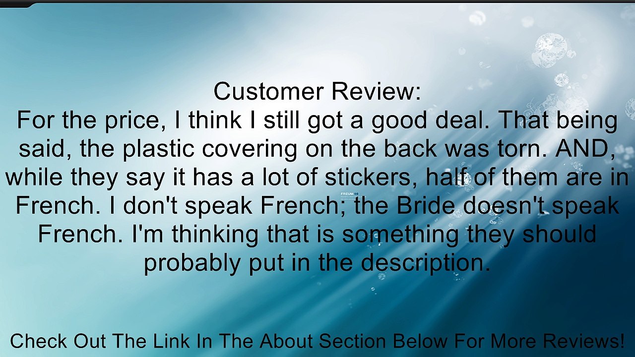 Wedding Mariage Scrapbook Kit-  English/French Review