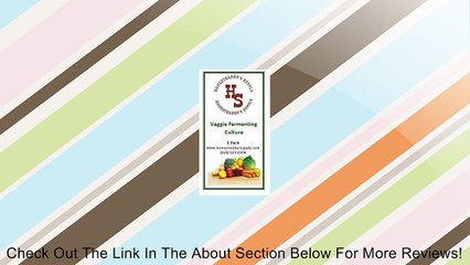 Veggie Starter Culture for Fermenting Review