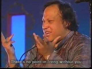 Nusrat Fateh Ali Khan Live Qwalli Akhiyaan Udeek Diyaan