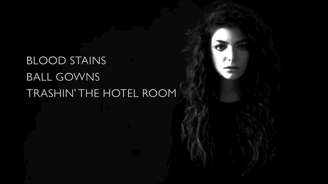 Lorde - Royals (Lyrics)