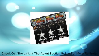 NFL Dallas Cowboys Lowgo-Rider Team Logo Accessory (Pack of 3) Review