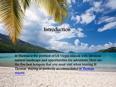 5 Attractions of St Thomas Virgin Islands