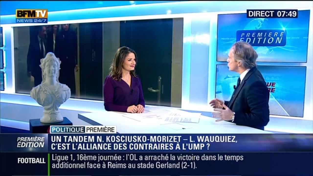 Politique Première: Nomination de Kosciusko-Morizet et Wauquiez à la direction de l'UMP: "Sarkozy fait du Hollande" - 05/12