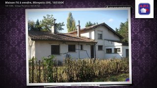 Maison F6 à vendre, Mirepoix (09), 185500€