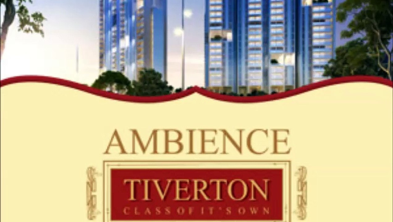 Ambience Upcoming projects:96500I9588@@Tiverton (Noida) Sector 50