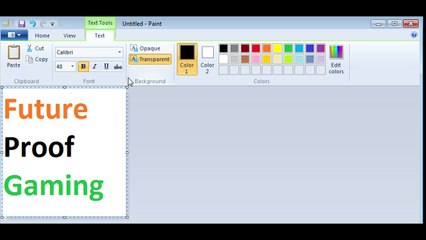 FutureProofGaming Logo Being Created In Real Life