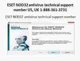 toll free 1-888-361-3731 ESET NOD32 antivirus technical support number