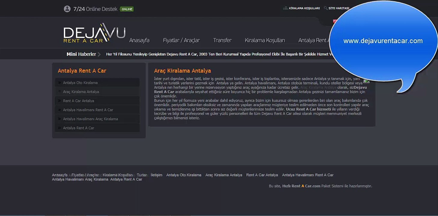 Araç Kiralama Antalya