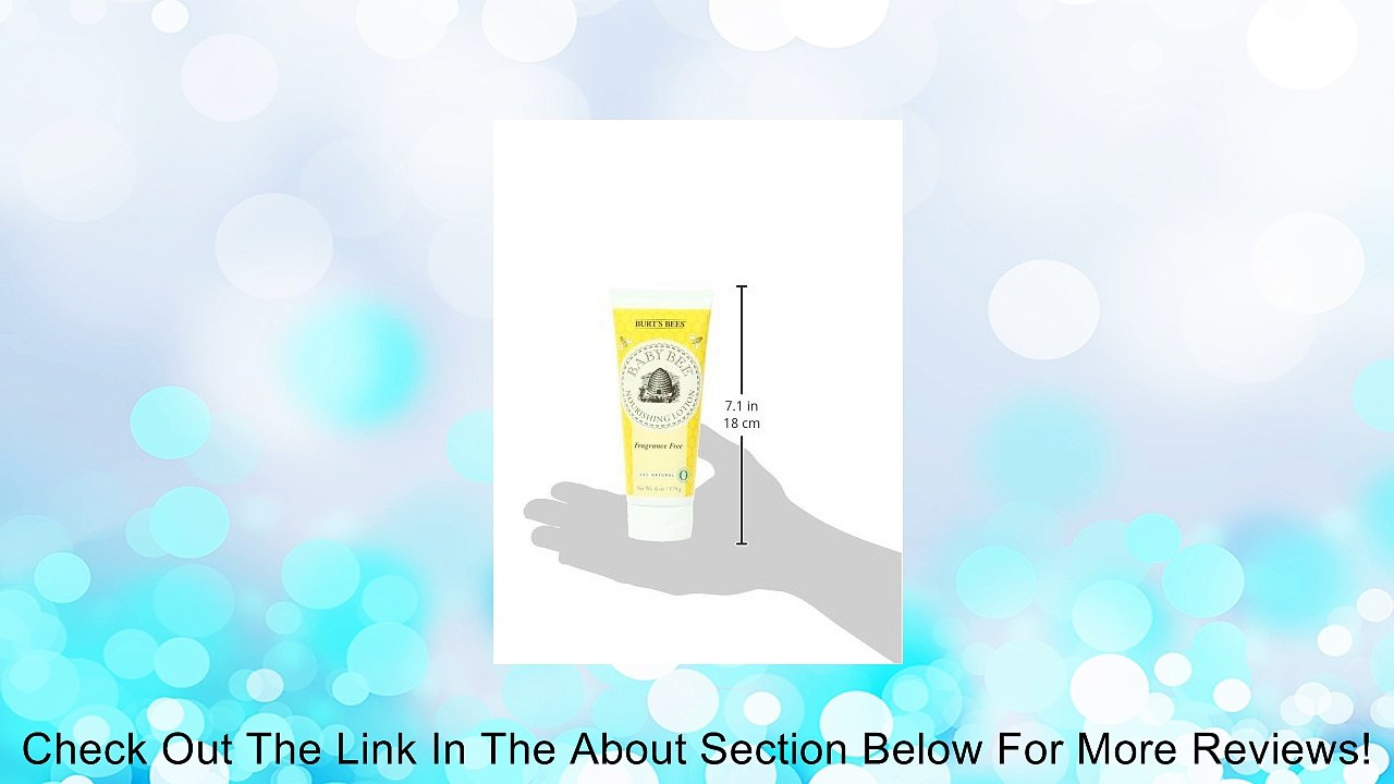 Burt's Bees Baby Bee Fragrance Free Lotion, 6 Ounce Review