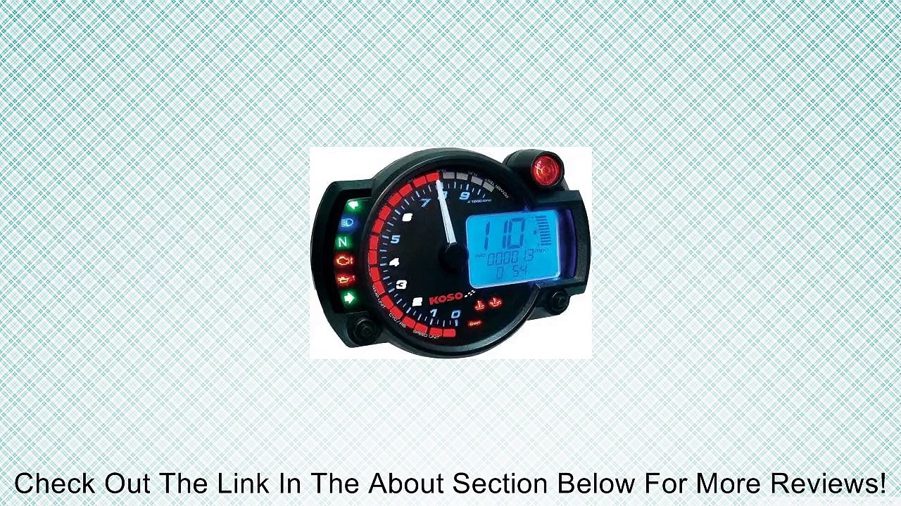 Koso North America RX-2N GP Style Multi-Function Gauge - 10,000 RPM - Black Panel BA015B15 Review