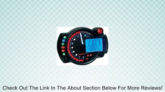 Koso North America RX-2N GP Style Multi-Function Gauge - 10,000 RPM - Black Panel BA015B15 Review