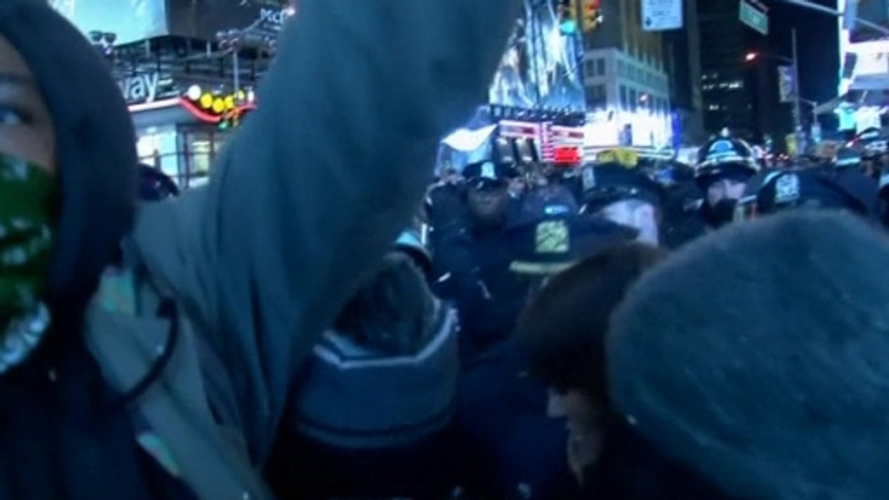 Protests continue over choking death