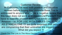 Adams Manufacturing Umbrella Base Review