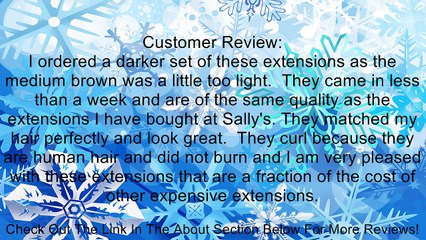 15" Clip in Synthetic Hair Extensions 2# Dark Brown 7pcs 70g Review