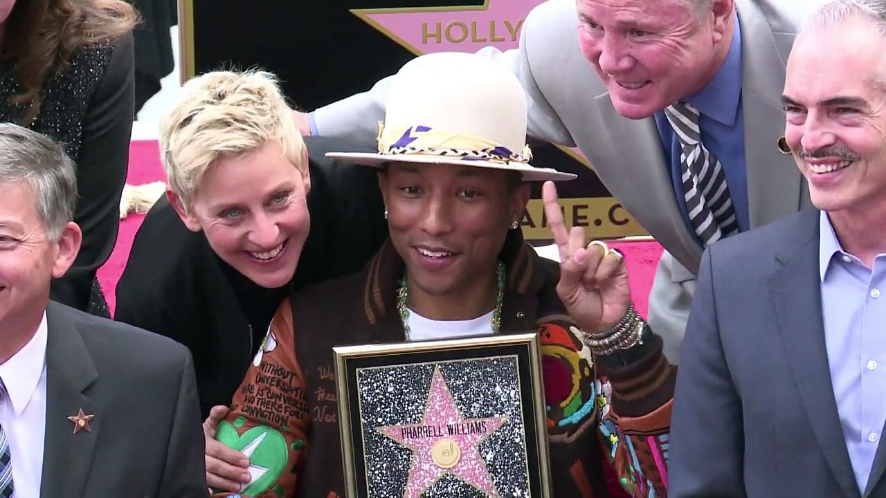 Happy: pharrell williams bekommt walk of fame