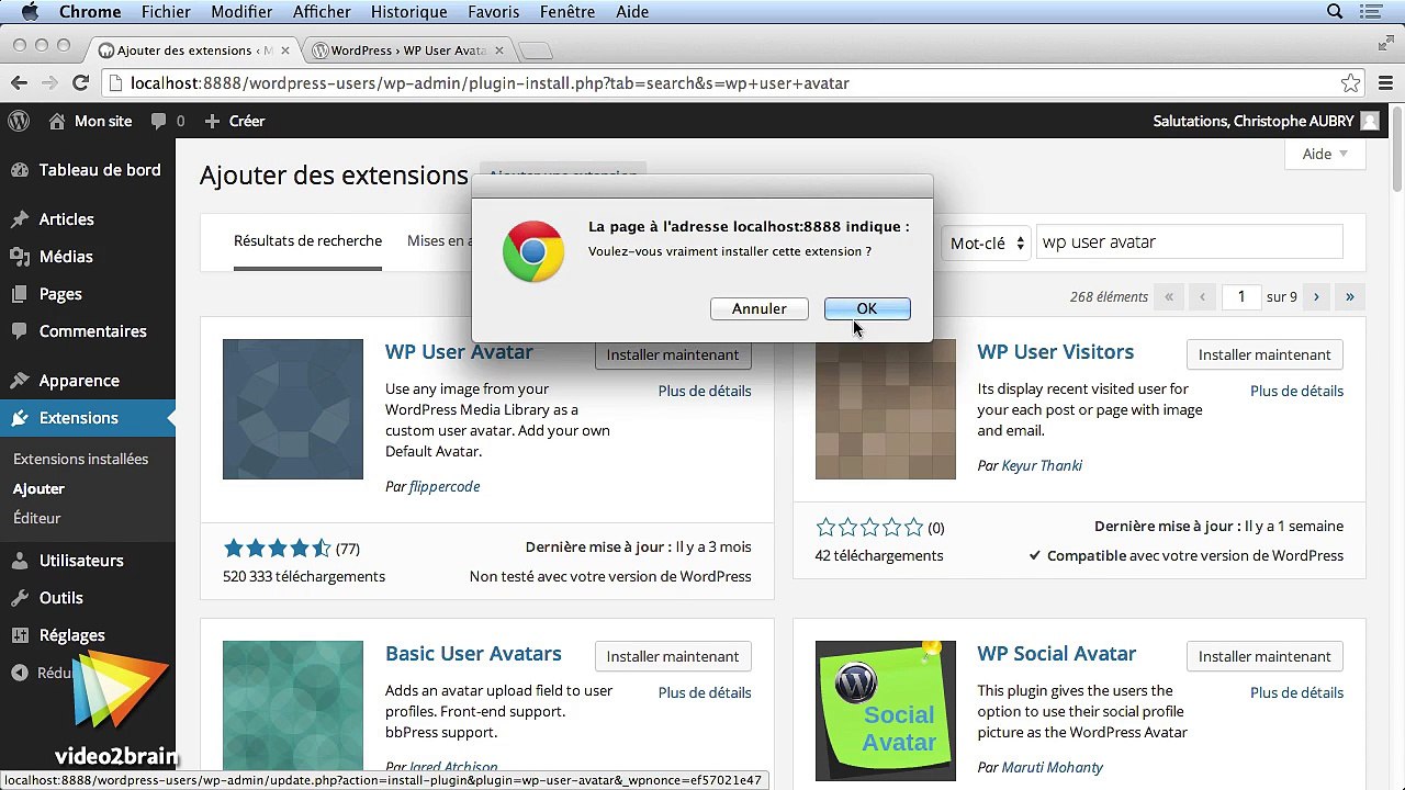 WordPress 4.0 : La gestion avancée des utilisateurs : trailer | video2brain.com