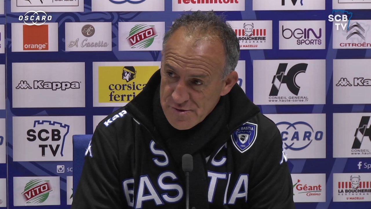 St Etienne-Bastia : Conf. d'avant-match de G.  Printant