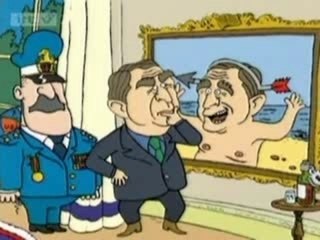 Saddam and Bush - 2DTV