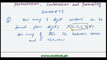 FSc Math Book1, Ex 7.3, LEC 11 Q 5-7