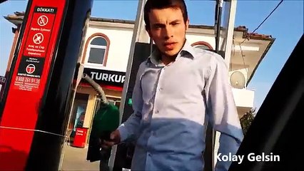 Arabaya 5 TL'lik benzin :) Kolay Gelsin