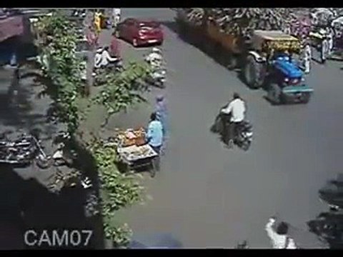 Man Survives After Being Run Over by Loaded Tractor