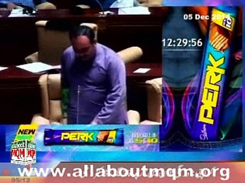 Sindh government must come out of TV shows & focus on real issues: MQM khawaja Izhar Ul Hassan in Sindh Assembly