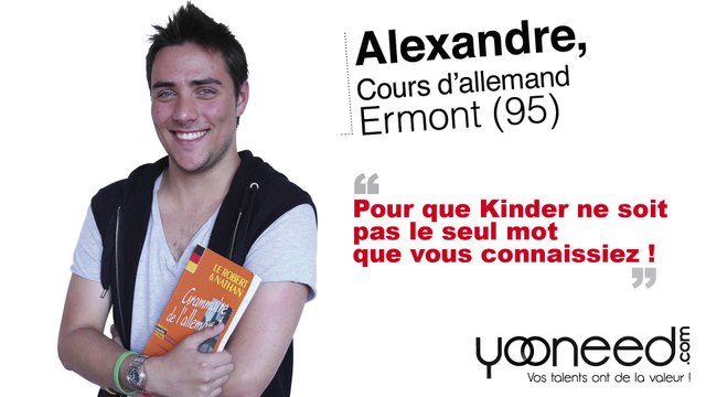 Cours d'allemand à Ermont (95120 _ Val d'Oise) avec Alexandre - Yooneed