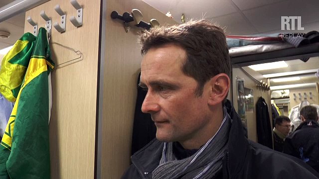 Franck Ouvrie, driver de Black d'Avril lors du Critérium des 3 ans à Vincennes, dimanche 7 décembre