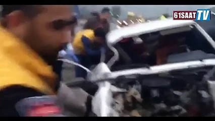 Trabzon'da feci kaza