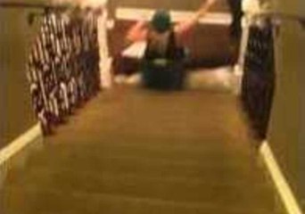 Sorority Stair Slide Ends in Failure