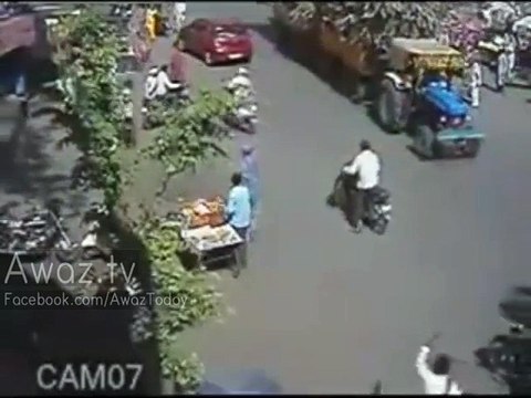 Man Survives After Being Run Over by Loaded Tractor