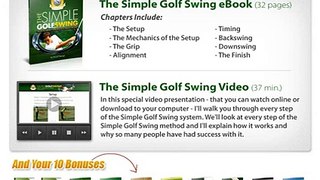 The Simple Golf Swing Review + Bonus