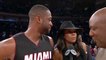 Actrice Gabrielle Union Videobombs NBA player and husband Dwyane Wade Postgame (Miami Heat)