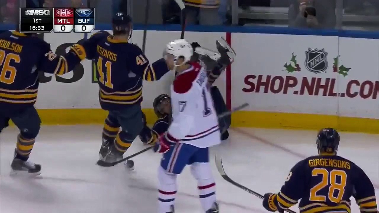 NHL player scores on an amazing no-look backhand shot! So Talented Tyler Ennis