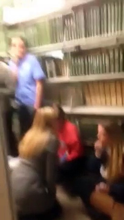 FSU Shooting : Florida State University student inside the school's Strozier Library during a shooting