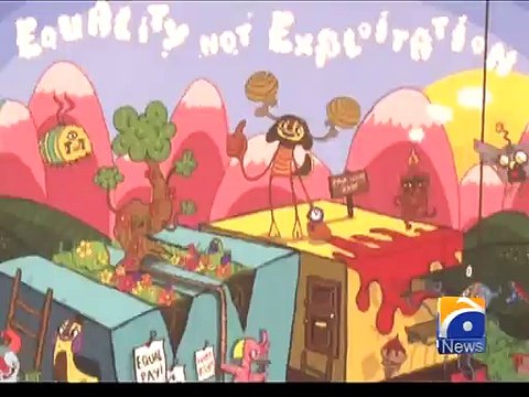 Exhibition of best posters on Work Right-Geo Reports-05 Dec 2014