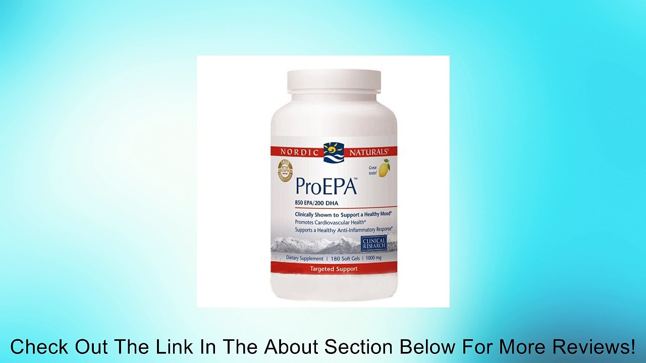 ProEPA Lemon 180 Softgels Review