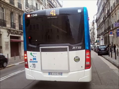 [Sound] Bus Mercedes-Benz Citaro C2 €uro 6 n°1346 de la RTM - Marseille sur la ligne 41