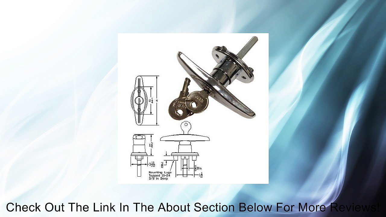 Chrome Truck Cap Locking T-Handle - Clockwise Review