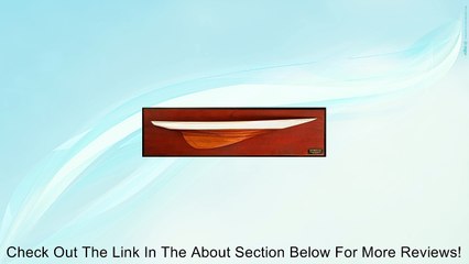 Rainbow - 1934, wood half hull model Review