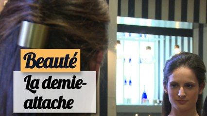 La demie-queue tendance et facile - Tuto coiffure