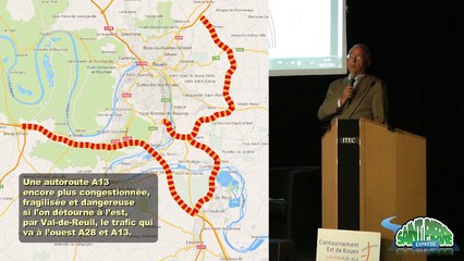 contournement Est de Rouen, le trafic de transit