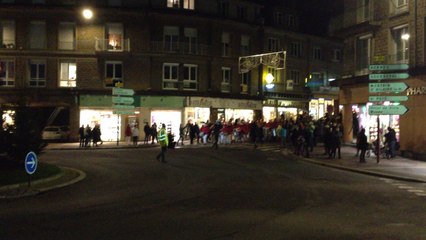 Illumination du sapin de Noël