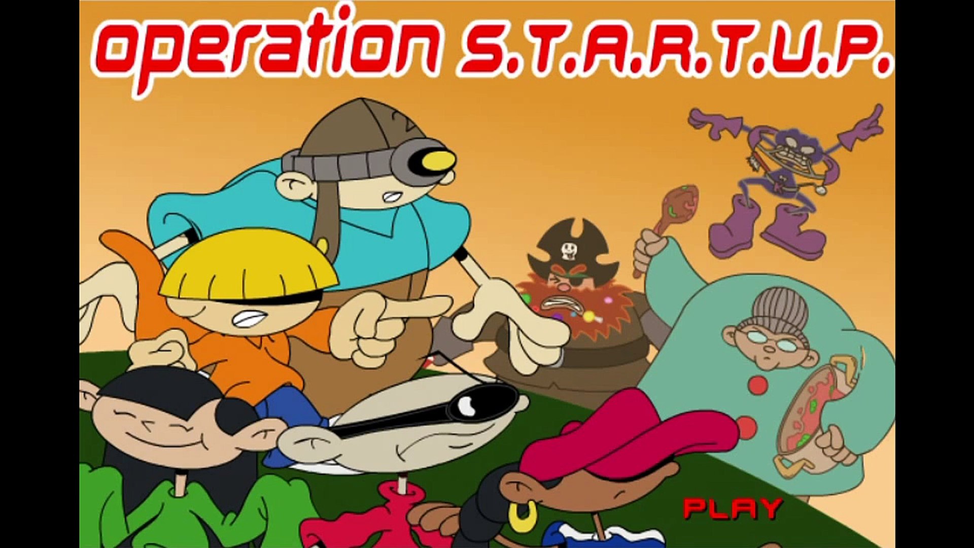 Cartoon Network Games Kids Next Door Operation S T A R T U P