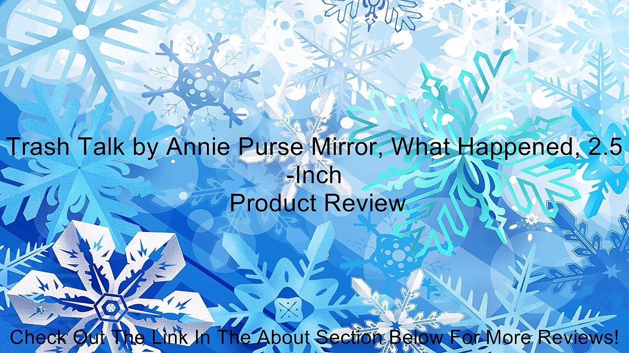 Trash Talk by Annie Purse Mirror, What Happened, 2.5-Inch Review