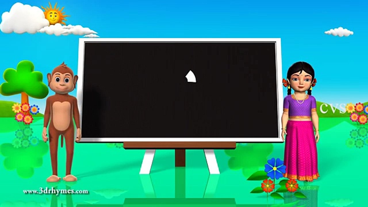 Learn Hindi Alphabet Vowels - 3D Animation Hindi poems for children.mp4