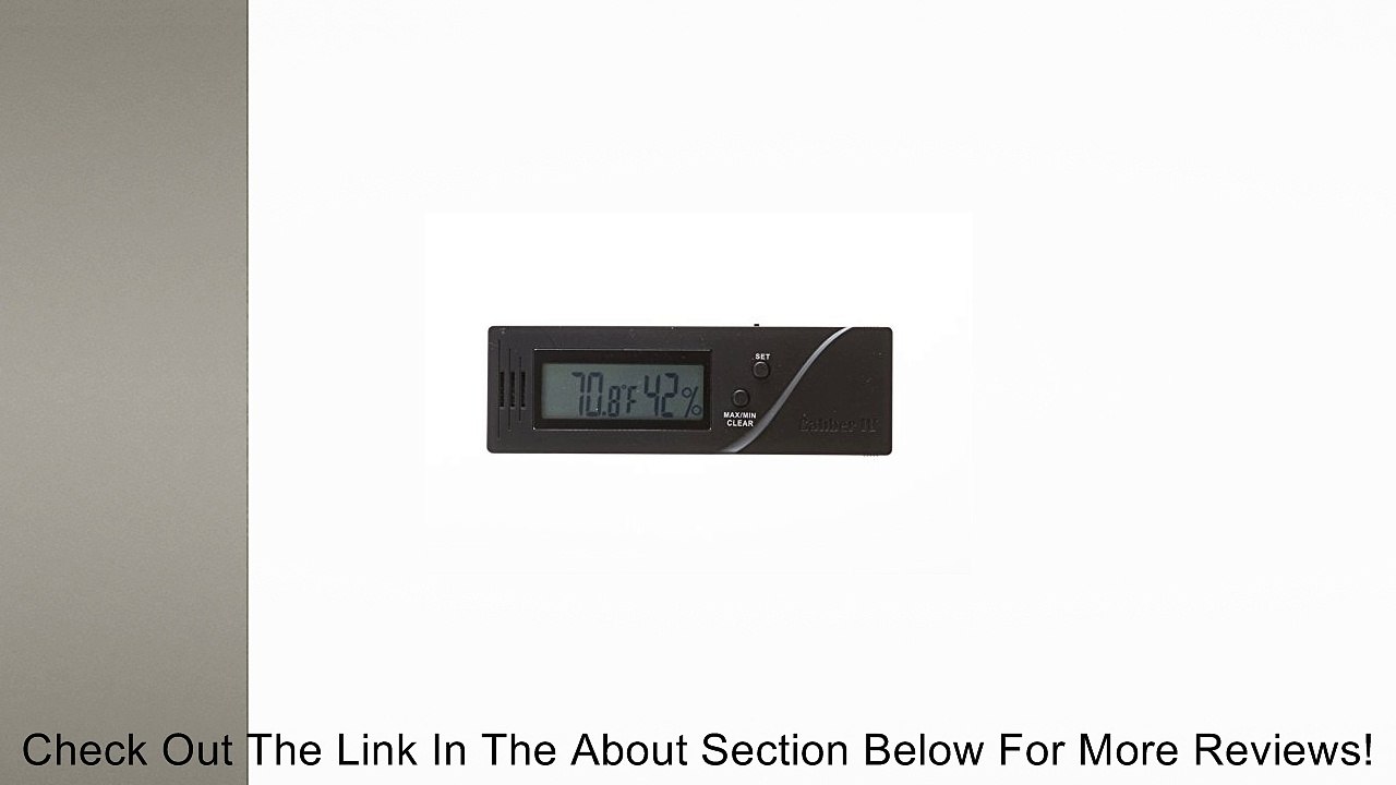 Cigar Oasis Western Humidor Caliber IV Black Digital Hygrometer Review